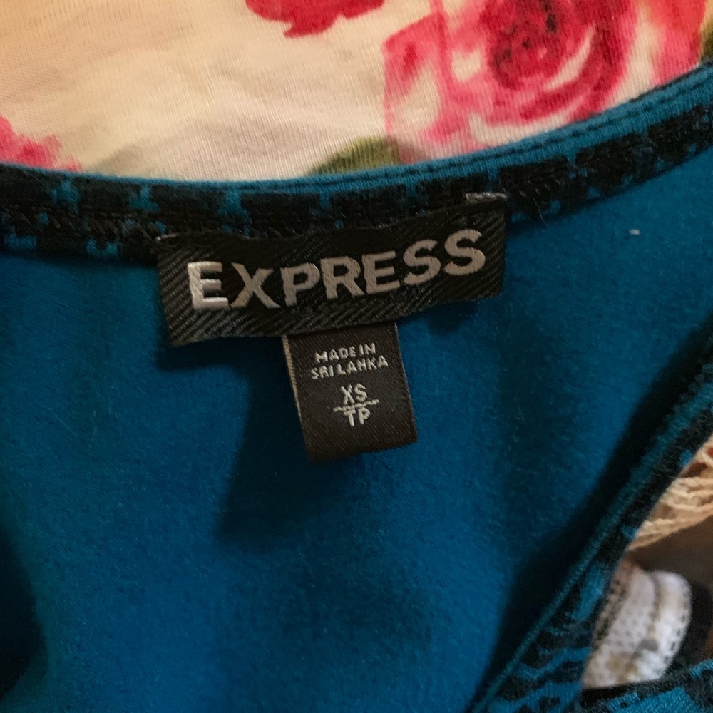 Tribal express peplum top